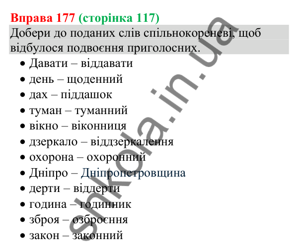 Відповідь до вправи 177 (с. 117) з української мови для 8 класу (Онатій, 2025): Складники друкованого чи цифрового…
