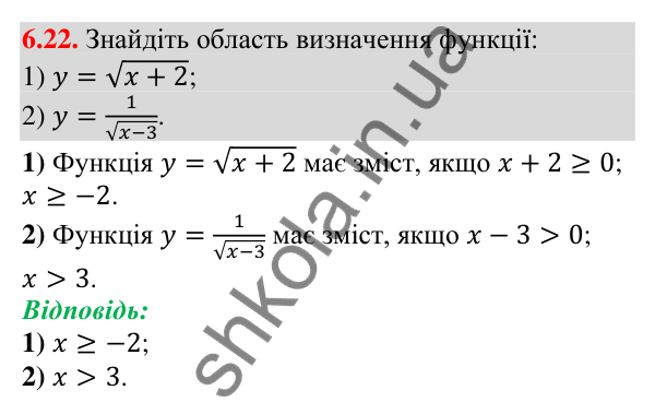 Відповідь до завдання 6.22 (с. 48) з алгебри для 9 класу (Істер, 2026): Лінійні нерівності з однією змінною. Рівносильні…