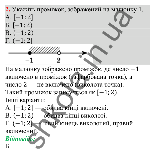 Відповідь до завдання 2 (с. 60) домашньої самостійної роботи № 1 з алгебри для 9 класу (Істер, 2026)