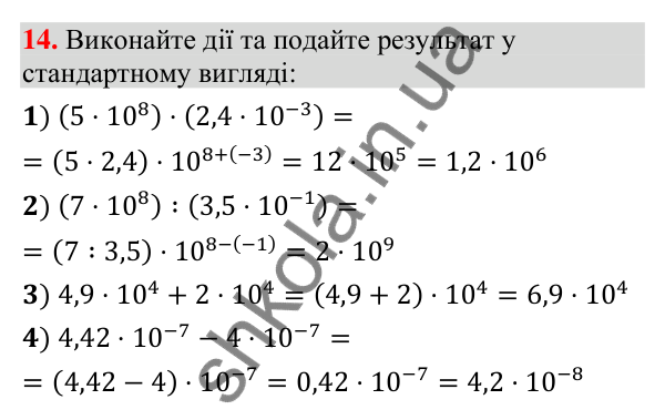 Відповідь до завдання 14 (с. 6) з повторення алгебри за 8 клас для 9 класу (Істер, 2026): Раціональні вирази