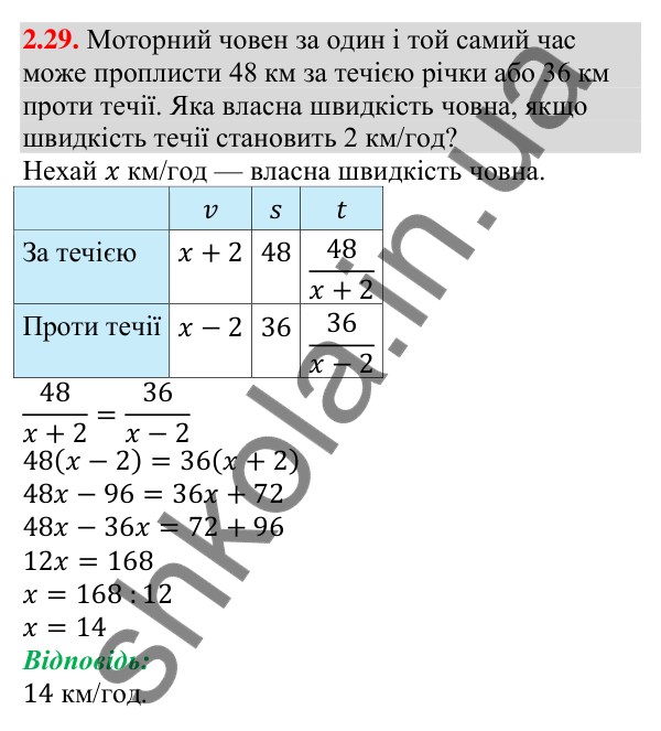 Відповідь до завдання 2.29 (с. 21) з алгебри для 9 класу (Мерзляк, 2026): Властивості нерівностей