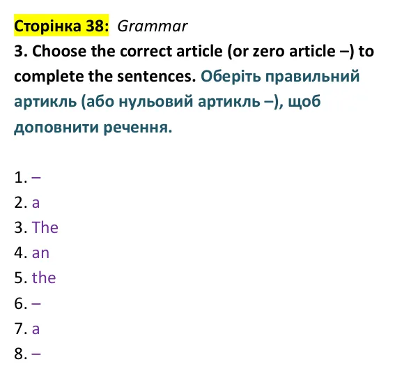 Відповідь до вправи 3 (граматика) тесту Unit 15 Test B, сторінка 38 - ГДЗ Англійська мова 9 клас Тіліуїн 2026 тести. Prepare 9 Test Book