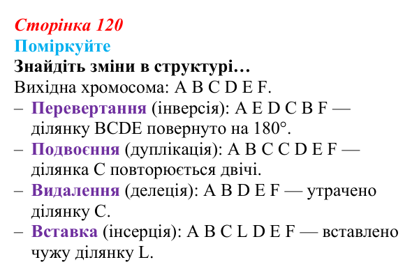 Відповідь до запитання «Поміркуйте» (с. 120) з біології для 9 класу, Андерсон 2026: § 31 Поняття про мінливість. Спадкова...