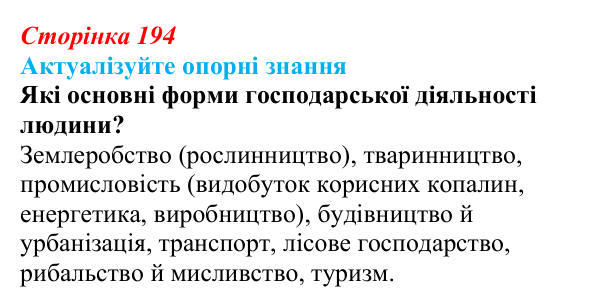 Відповідь до актуалізації знань (с. 194) з біології для 9 класу, Андерсон 2026: § 52 Стабільність екосистем та причини її...
