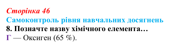 Відповідь до тестового завдання самоконтролю 8 (с. 46) з біології для 9 класу, Андерсон 2026: Самоконтроль рівня...