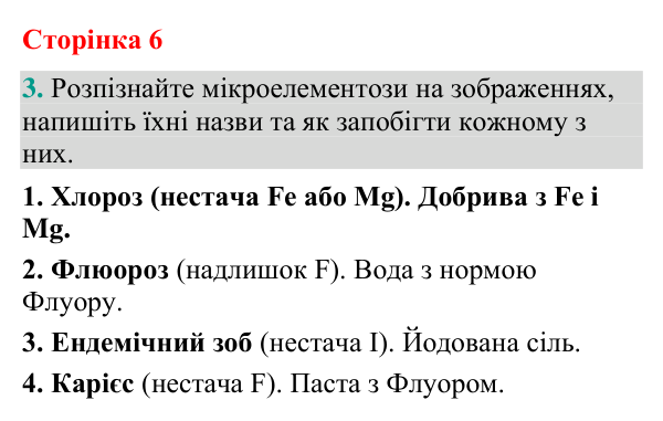 Відповідь до завдання 3 (с. 6) з біології для 9 класу (Кулініч, 2026): Хімічний склад біосистем