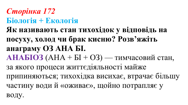 Відповідь до питання 1 на с. 172 (§ 10.1) з біології для 9 класу, Соболь 2026: Середовище існування організмів