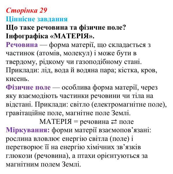Відповідь до ціннісного завдання (§ 2.2, с. 29) з біології для 9 класу, Соболь 2026: Біонеорганічні сполуки