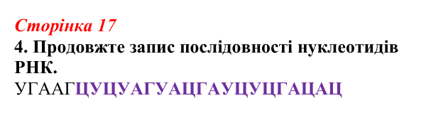 Відповідь до завдання 4 (с. 17) з біології для 9 класу, Тагліна 2026, робочий зошит: Структура та біологічні функції...