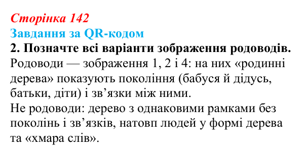 Відповідь до завдання за QR-кодом, завдання 2 (с. 142) з біології для 9 класу, Тагліна 2026: Генетика людини