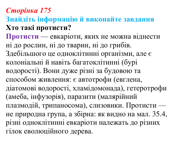 Відповідь до завдання на пошук (с. 175) з біології для 9 класу, Тагліна 2026: Сучасна система живого світу