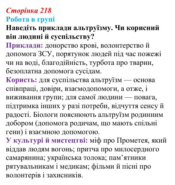 Відповідь до роботи в групі (с. 218) з біології для 9 класу, Тагліна 2026: Синтетична теорія еволюції, сучасні еволюційні...