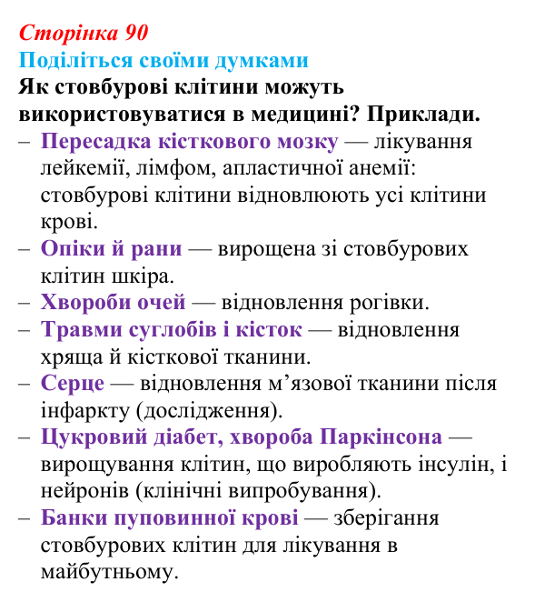 Відповідь до запитання «Поділіться думками» (с. 90) з біології для 9 класу, Тагліна 2026: Прокаріоти й евкаріоти...