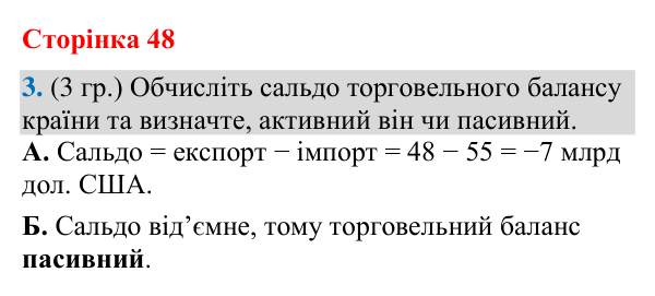 Відповідь до завдання 3 (§ 31, с. 48) з географії для 9 класу (Гільберг, зошит, 2026): Як організована та працює торгівля