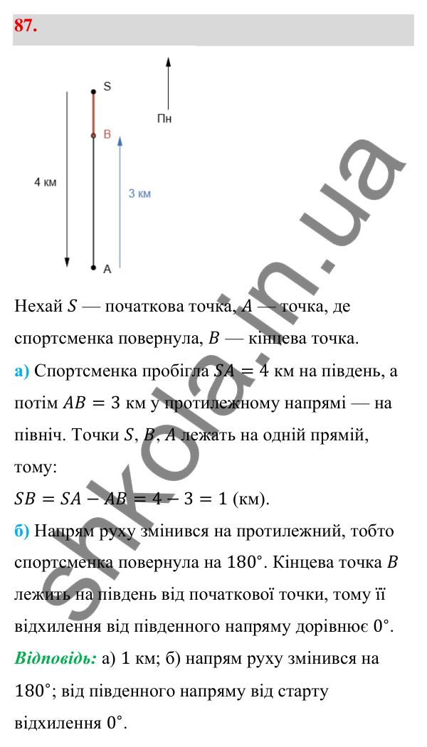 Відповідь до завдання 87 (с. 20) з геометрії для 9 класу (Бевз, 2026): Тригонометричні тотожності