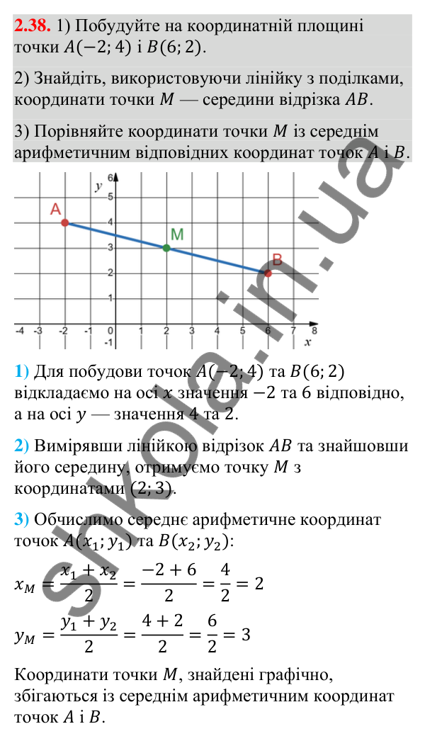 Відповідь до завдання 2.38 (с. 25) з геометрії для 9 класу (Істер, 2026): Синус, косинус, тангенс кутів