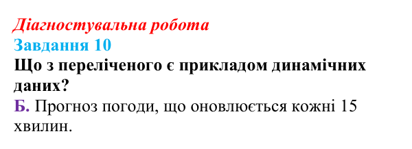Відповідь до завдання 10 діагностувальної роботи з інформатики для 9 класу, Біос 2026