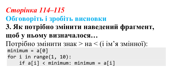 Сторінка 114–115, обговоріть 3 Відповідь до завдання «Обговоріть і зробіть висновки», № 3 (с. 114–115) з інформатики для 9 класу, Ривкінд 2026