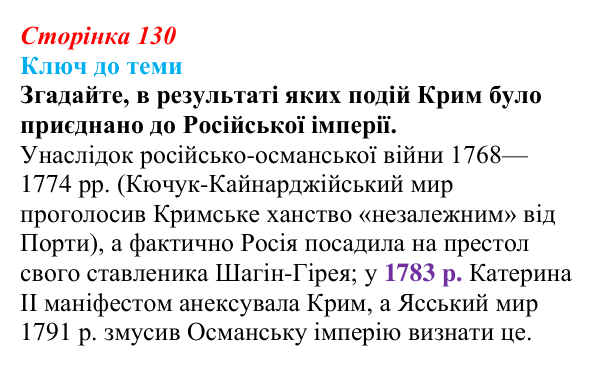 Відповідь до питання 1 на с. 130 (§ 18) з історії України для 9 класу, Хлібовська 2026: Суспільно-політичні рухи...