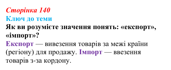 Сторінка 140, питання 2 Відповідь до питання 2 на с. 140 (§ 19) з історії України для 9 класу, Хлібовська 2026: Соціально-економічний розвиток...