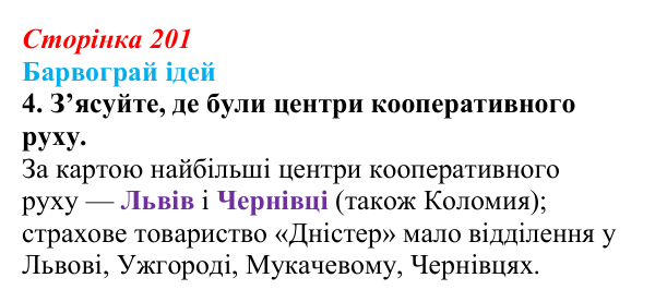 Сторінка 201, питання 4 Відповідь до питання 4 на с. 201 (§ 28) з історії України для 9 класу, Хлібовська 2026: Економічне становище...