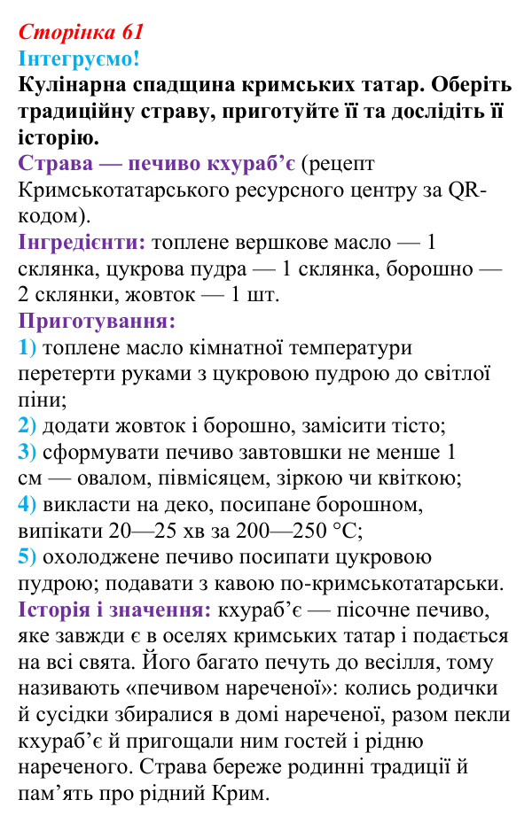 Відповідь до завдання 10 рубрики «Інтегруємо!» (с. 61) з історії: Україна і світ для 9 класу, Васильків 2026 ч.2...