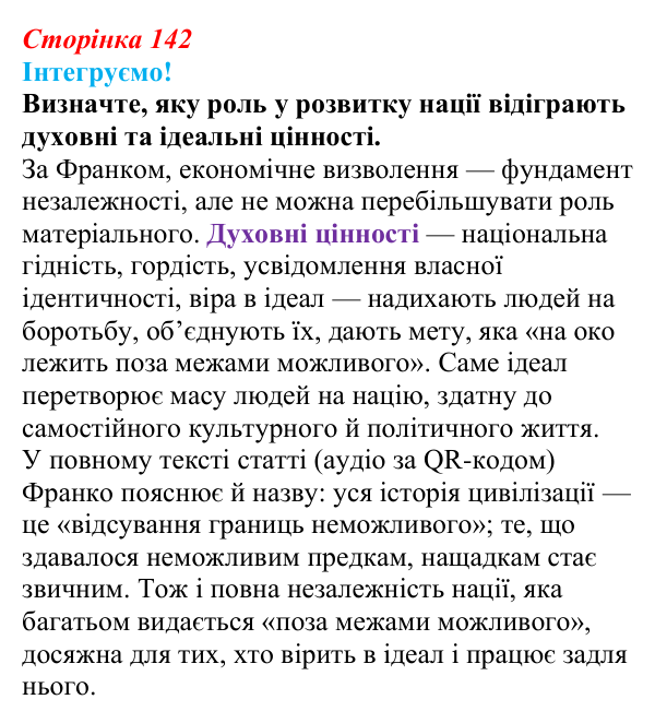 Інтегруємо, розділ 6, завдання 3 Відповідь до завдання 3 рубрики «Інтегруємо!» (с. 142) з історії: Україна і світ для 9 класу, Васильків 2026 ч.2...
