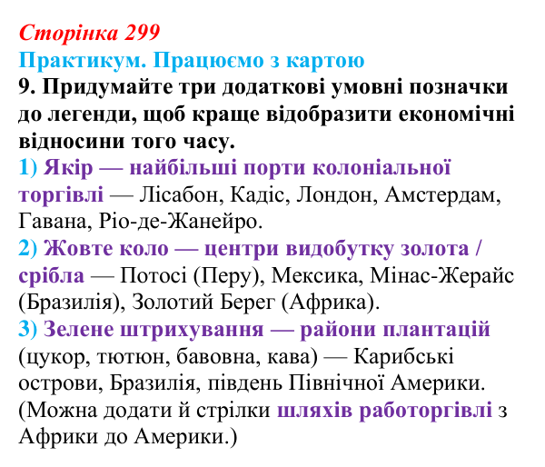 Відповідь до завдання 9 до карти Ґ практикуму (с. 299, § 55) з історії: Україна і світ для 9 класу, Васильків 2026 ч.2...