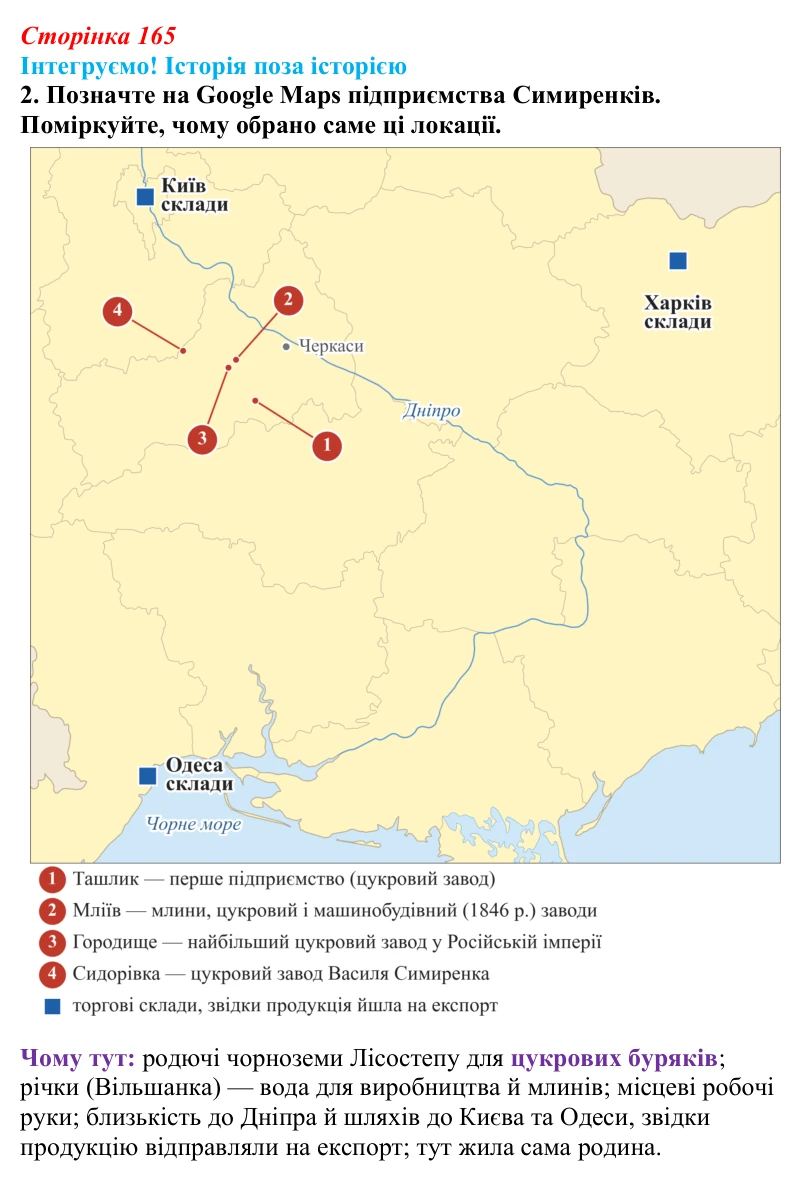 Інтегруємо, розділ 2, завдання 2 Відповідь до завдання 2 рубрики «Інтегруємо!» до розділу 2 (с. 165) з історії «Україна і світ» для 9 класу, Васильків 2026
