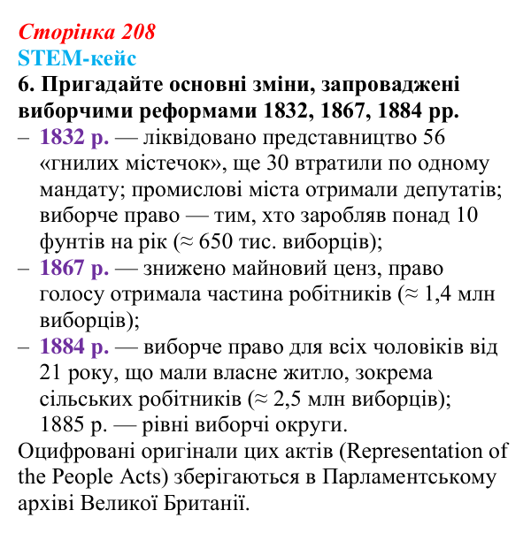STEM-кейс до розділу 3, завдання 6 Відповідь до завдання 6 STEM-кейсу до розділу 3 (с. 208) з історії «Україна і світ» для 9 класу, Васильків 2026