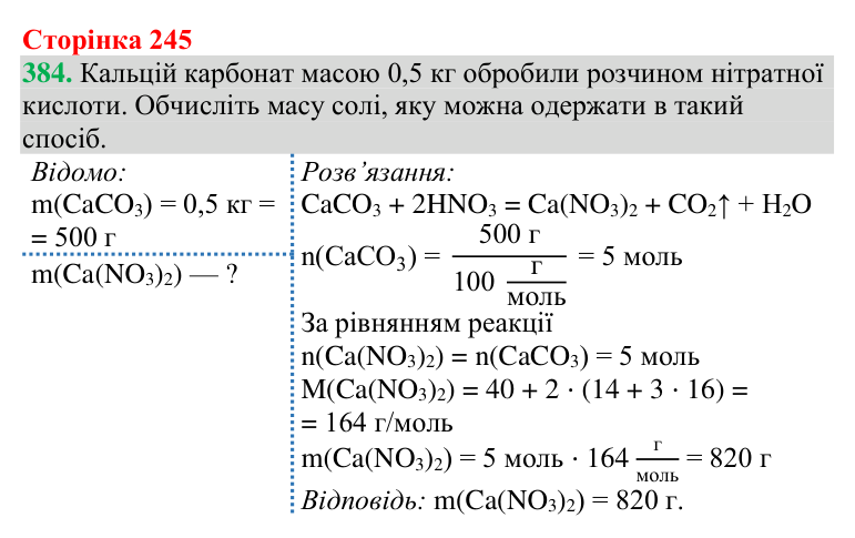 №384 Відповідь до завдання 384 (с. 245) з хімії для 9 класу (Григорович, 2026): Способи одержання оксидів, кислот, основ і солей