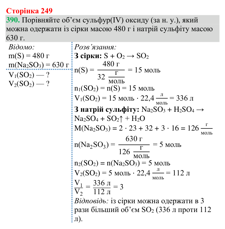 №390 Відповідь до завдання 390 (с. 249) з хімії для 9 класу (Григорович, 2026): Взаємозв’язок між класами неорганічних речовин