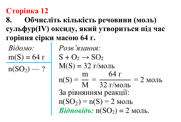 Відповідь до завдання 8 (с. 12) з хімії для 9 класу (Мідак, 2026): Бінарні сполуки. Оксиди та їх гідрати. Солі