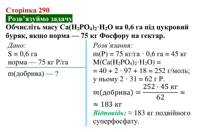 Сторінка 290, задача Відповідь до задачі (с. 290) з хімії для 9 класу (Попель, 2026): Хімія в моїй кар’єрі
