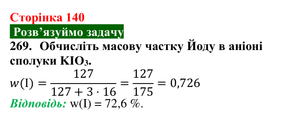 Сторінка 140, завдання 269 Відповідь до завдання 269 (с. 140) з хімії для 9 класу (Попель, 2026): Йони в життєдіяльності організмів