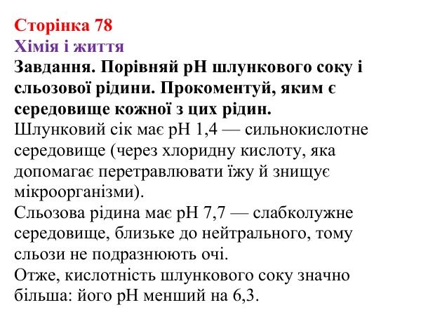 Відповідь до завдання рубрики «Хімія і життя» (с. 78) з хімії для 9 класу (Ярошенко, 2026): Сильні та слабкі електроліти...