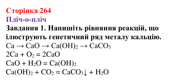 Відповідь до завдання 1 (с. 264) з хімії для 9 класу (Ярошенко, 2026): Узагальнюємо результати пізнання багатоманітності...