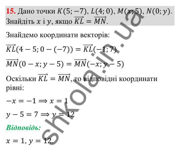 Завдання 15 для повторення теми 3 Відповідь до завдання 15 (с. 156) для повторення теми 3 з математики для 9 класу (Істер, 2026)