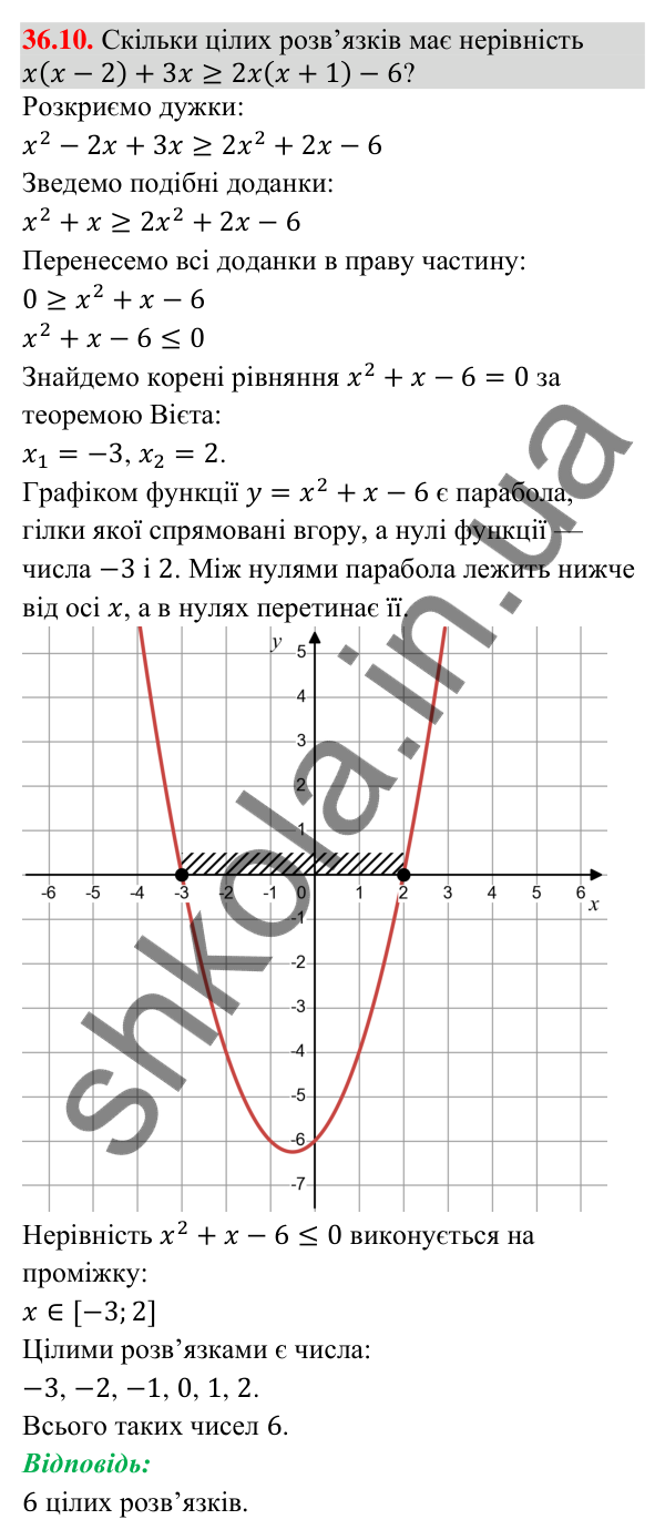 Відповідь до завдання 36.10 (с. 98) з математики для 9 класу (Істер, 2026): Формула складних відсотків