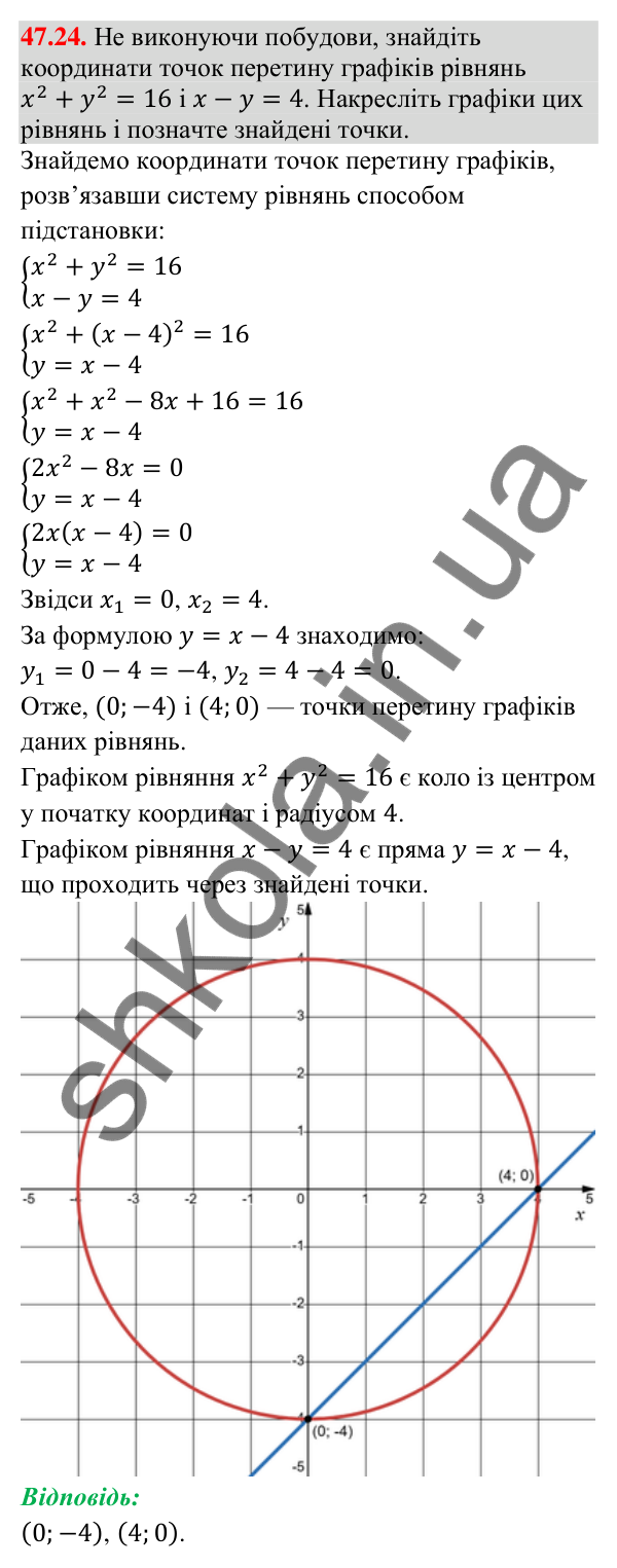 Завдання 47.24 Відповідь до завдання 47.24 (с. 179) з математики для 9 класу (Істер, 2026): Частота та ймовірність випадкової події