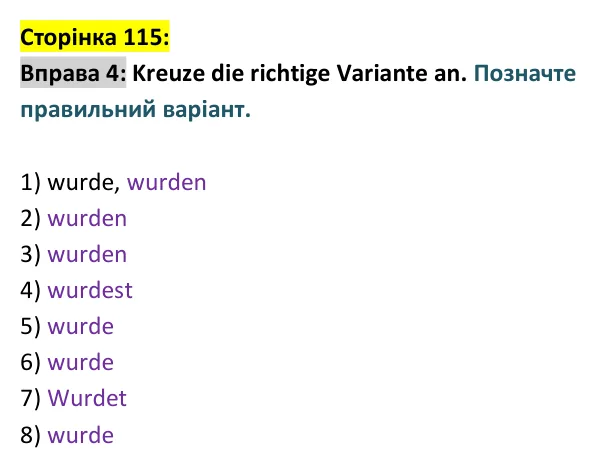 Відповідь до вправи 4 сторінка 115 - ГДЗ Німецька мова 9 клас Сотникова, Гоголєва 2026 (9-й рік навчання). Lektion 5, Modul B: Weltberühmte Forscher und Erfinder