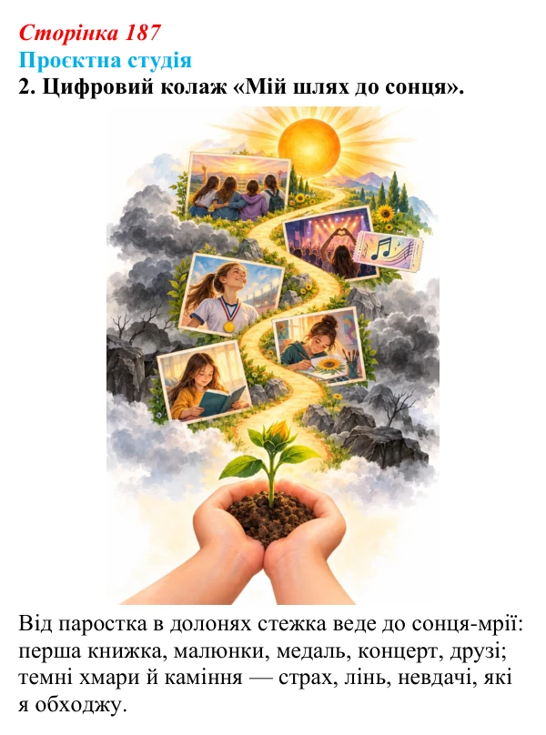 Відповідь до завдання 2 «Проєктна студія» (с. 187) з української літератури для 9 класу, Архипова 2026: І. Драч, «Балада...