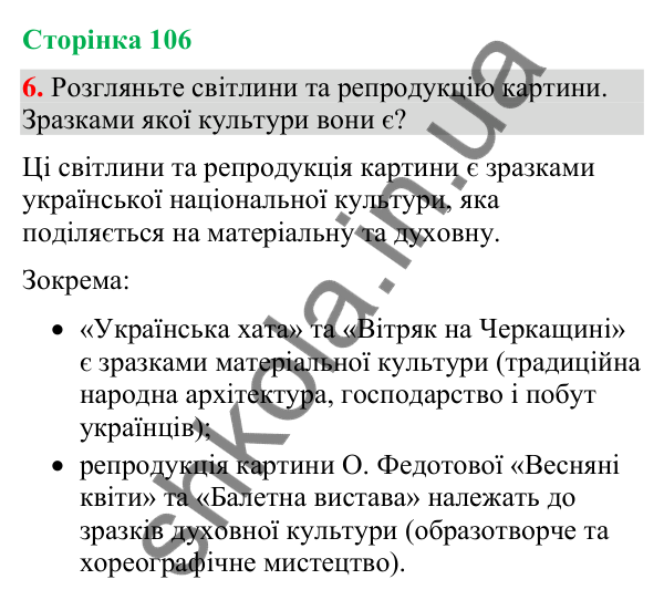 Відповідь до вправи 6 (§ 32, с. 106) з української мови для 9 класу (Голуб, 2026): Повторення вивченого в 7–8-х класах