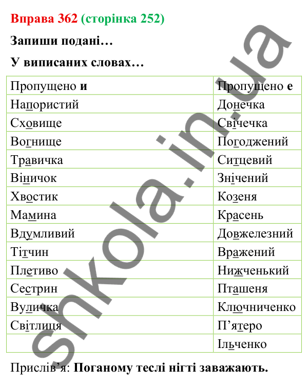 Відповідь до вправи 362 (с. 252) з української мови для 9 класу (Онатій, 2026): Складне речення з різними видами…