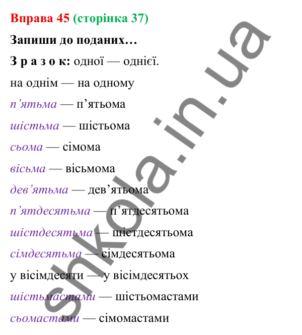 Відповідь до вправи 45 (с. 37) з української мови для 9 класу (Онатій, 2026): Цитата як спосіб передавання чужої мови
