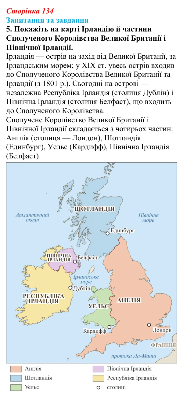 Відповідь до завдання 5 § 20 (с. 134) зі всесвітньої історії для 9 класу, Щупак 2026: Втрата Великою Британією промислової...