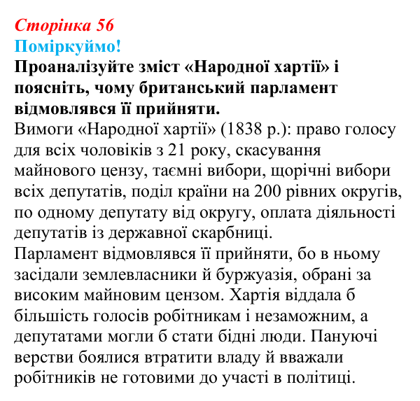 Відповідь до питання 1 на с. 56 (§ 9) зі всесвітньої історії для 9 класу, Щупак 2026: Велика Британія — «майстерня світу»...