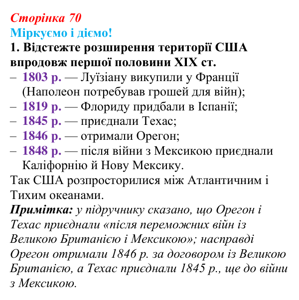 Відповідь до завдання 1 § 9 (с. 70) зі всесвітньої історії для 9 класу, Васильків 2026: Утворення незалежних держав...