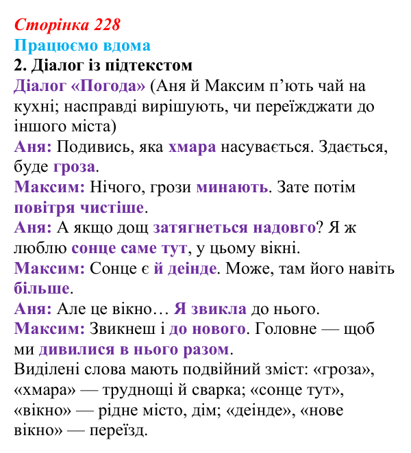 Сторінка 228, працюємо вдома, завдання 2 Відповідь до завдання 2 «Працюємо вдома» (с. 228) із зарубіжної літератури для 9 класу, Ковбасенко 2026: Зміни...