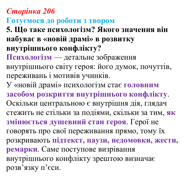 Відповідь до завдання 5 (с. 206) із зарубіжної літератури для 9 класу, Міляновська 2026: Г. Ібсен, драма «Ляльковий дім»